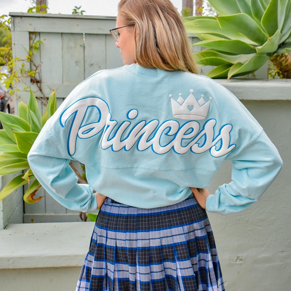 Me a Princess? SHUT UP! Glitter blue Spirit Jersey inspired by Princess Diaries